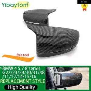 BMW 4 5 7 8 I3 I4 I7シリーズ G30 G31 G38 G22 G11 G12 サイドウイング交換用ミラー カバー リアビュータイプ