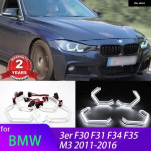 BMW M4 象徴 LED クリスタルエンジェルアイキット 3シリーズ F30 F31 F34 F35 M3 316I 318I 320I 328I 330I 335I 340I 316D 318D 11-16