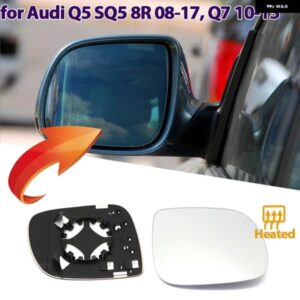 アウディ サイドバックミラー 加熱ガラス 加熱ミラー レンズ Q5 SQ5 8R 2.0 3.0 3.2 TFSI TDI 2008-2017 Q7 2010-2015 アクセサリー