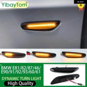 BMW 2個 LED ダイナミック サイドマーカー ウィンカーライト シーケンシャルウインカーライト E90 E91 E92 E93 E60 E87 E82 E46