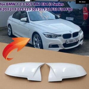 BMW ホワイト M バックミラー 外装 サイドミラー キャップ 1 2 3 3GT 4 X1 E84 M2 I3シリーズ F20 F21 F22 F23 F30 F31 F32 F33 F34 F80