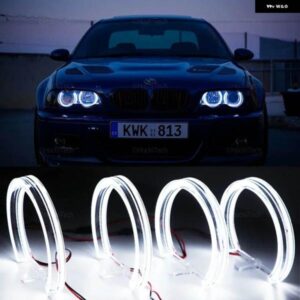 BMW 3 5 7シリーズ E36 E46 E39 E38 728I 740D 325I 328I 740I 730D RETRODTM LED クリスタルエンジェルアイリングキット