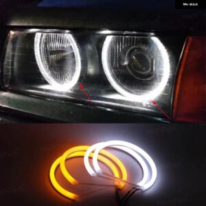 BMW コットン ヘッドライト エンジェルデーモンアイズキット エンジェルアイズ ライト 3シリーズ E30 E36 M3 333I 325I 323I 316I 318I 325TD 1982-2000