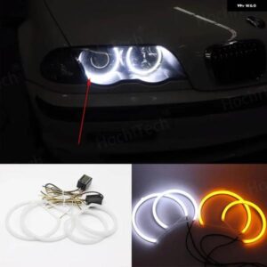 BMW 優LED コットンエンジェルアイリングデイタイムライト 3シリーズ E46 316I 318I 320D 323I 328I 330I 325XI 330D 1998-2005