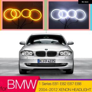 BMW スイッチバック LED エンジェルアイデュアルカラー 1シリーズ E81 E82 E87 E88 2004-2012 キセノン ヘッドライト