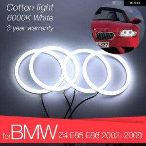 BMW 3 年 LED エンジェル アイ キット コットン ホワイト リング Z4 E85 E86 2002-2008