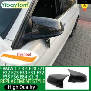 BMW 2個 バックミラー カバー キャップカーボンブラック シリーズ 1 2 3 4 X M 220I 328I 420I F20 F21 F22 F23 F30 F32 F33 F36 X1