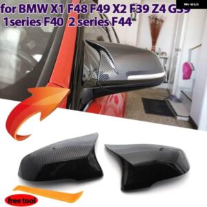 BMW カーボンパターン ブラック バックミラー カバー F44 F40 G29 F48 F49 F52 2019-2020 X2 F39 TOYOTA SUPRA 2019-2020