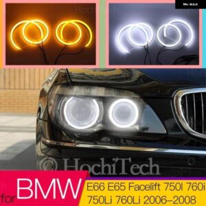BMW スイッチバック LED エンジェルアイデュアルカラー E66 E65 フェイスリフト 750I 760I 750LI 760LI 2006 2007 2008