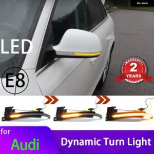 アウディ A4 A5 S4 S5 B8 A6 S6 C6 A8 S8 Q3 SQ3 A3 8P ダイナミックスクロール LED ウィンカーライト バックミラー インジケーターウインカーライト