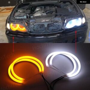 BMW 3シリーズ E46 セダン ツーリング ワゴン クーペ コンパクト 1998-2005 乳白色光 SMD LED エンジェルアイリングキット