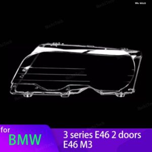 BMW E46 クーペコンバーチブル 1999-2003 フェイスリフト前 M3 2000-2006 ヘッドライト クリア レンズ ヘッドランプ クリアカバー 自動車 アクセサリー