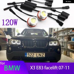 BMW LED 車 エンジェルアイズ マーカー ライト電球 E83 X3 フェイスリフト 2007/11/01 スタイリング