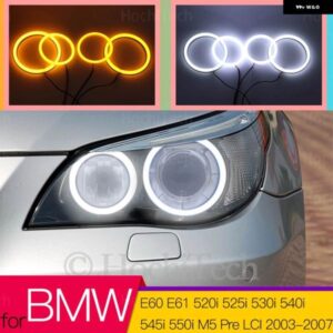 BMW スイッチバック LED エンジェルアイデュアルカラー E60 E61 520I 525I 530I 540I 545I 550I M5 PRE LCI 2003-2007