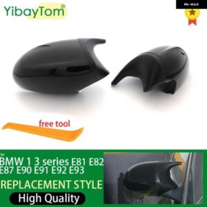 BMW バックミラー サイド M3 M ホーンカーボンパターンミラー カバー 1 3シリーズ E81 E82 E87 E88 E90 E91 E92 E93