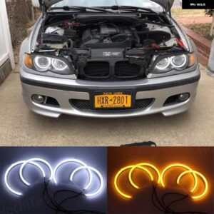 BMW LED エンジェルアイキット ホワイトリング 3シリーズ E46 316I 318I 320D 323I 328I 330I 325XI 330D 98-05 デーモンアイ