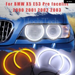BMW LED SMD スイッチバック エンジェルアイリング DRL キット X5 E53 プレフェイスリフト 2000/03/01