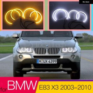 BMW スイッチバック コットン ライト LED エンジェル アイ デュアル カラー E83 X3 2003-2010