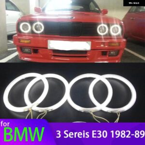 BMW 3シリーズ E30 316I 318I 318IS 320I 323I 325I 325IS 325IX 324D 324TD ホワイト CCFL エンジェルアイ リング ライト キット