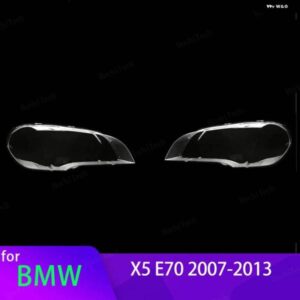 BMW ヘッドライト カバー X5 E70 2007-2013 クリアハウジングフロント ヘッドライト レンズ シェルガラス ランプカバー