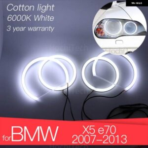 BMW 3年 LED エンジェルアイキット コットンホワイトリング X5 E70 2007-13