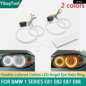 BMW SMD スイッチバック LED エンジェルアイリング DRL キット 1シリーズ E81 E82 E87 E88 ハロゲン ヘッドライト アクセサリー