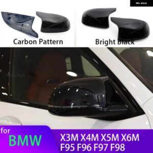 BMW カーボン/ABS ミラー カバー サイドバックミラー キャップカバー シェル交換 X3M F97 X4M F98 2019-2023 X5M F95 X6M F96