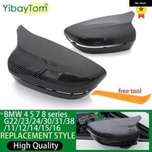 BMW カーボン 外装 サイドバックミラー カバー トリム 4 5 7 8シリーズ G20 G21 G28 G11 G12 G14 G15 G16 G30 G31 G38 G22