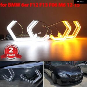BMW M4 LED エンジェルアイキット リングランプ 6シリーズ F12 F13 F06 M6 2012-2015 超高輝度 REDAY ライトウインカー
