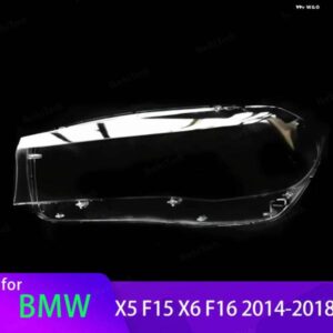 BMW ヘッドライト カバー X5 F15 X6 F16 2014-2018 クリアハウジングフロント ヘッドライト レンズ シェルガラス ランプカバー