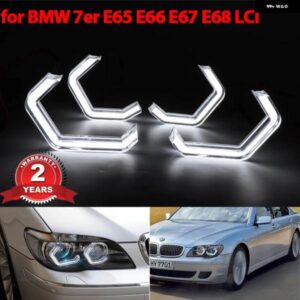 BMW 7シリーズ E65 E66 E67 E68 アルピナ B7 LCI 730I 735I 740I 745I 750I 760I 05-08 M4 象徴 LED エンジェルアイリング