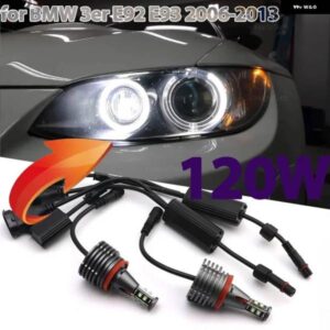 BMW ヘッドライト 電球 エンジェルアイズ マーカー ライト電球 3シリーズ E92 E93 316I 318I 320I 323I 325I 328I 330I 335I 2006-2013