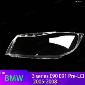 BMW ヘッドライト カバー 3シリーズ E90 E91 PRE-LCI PRE-FACELIFT クリアハウジングフロント ヘッドライト レンズ シェルガラス ランプカバー