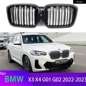 BMW 1ペア M カラー/ グロスブラック フロントバンパー キドニーグリル X3 X4 G01 G02 LCI 2022-2023