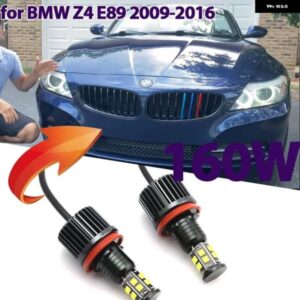 BMW 160ワット 白色 LED エンジェルアイリングライト自動ライト 6000 K Zシリーズ E89 Z4 ロードスター SDRIVE35IS GT3 GTE 2009-2016