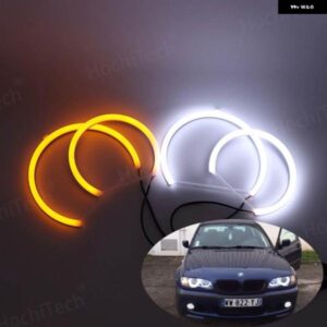 BMW 3シリーズ E46 セダン ツーリング ワゴン クーペ コンパクト 1998-2005 ホワイト LED ヘッドライト エンジェル デーモン アイズ キット エンジェル アイ