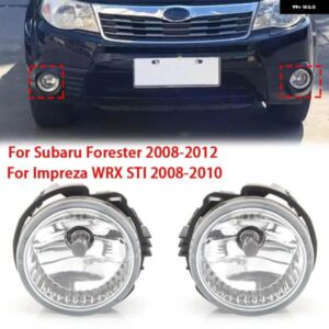 スバル 1ペア フロントバンパー フォグライト フォレスター 2008-2012/インプレッサ WRX STI 2008-2010