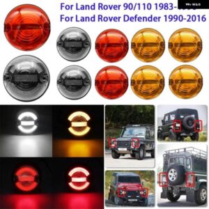 ランドローバー 10ピース /セット LED 車 インジケータランプ アップグレードキット 90/110 1983-1990/ディフェンダー 1990-2016