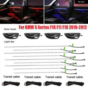 BMW デュアルカラー LED カー インテリア アンビエントライト キット 5シリーズ F10 F11 F18 2010-2012