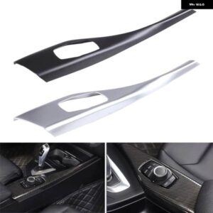 BMW 1 2シリーズ F20 F21 F22 F23 116I 118I 2012-18 ABS カーボンマルチメディアボタン パネルカバー ステッカー
