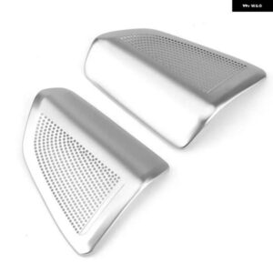 BMW 1ペア ドアステレオスピーカーツイーターカバー ステッカー トリム X5 X6 F15 F16 2014-18 交換