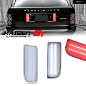 ランドローバー 白赤 LED テールゲート バックアップリバースライトテール/ブレーキライトリア フォグランプ レンジローバー L322 2003-2012