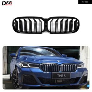 BMW キドニーグリル THE 5シリーズ G30 G31 F90 M5 LCI ブラック ABS M カラープラスチックフロントバンパー 自動車 装飾グリル