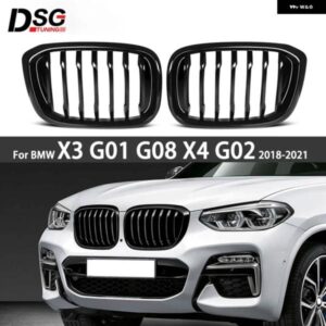 BMW フロントキドニーグリル ABS グロスブラック /マットブラック/M-TRI カラー G01 G02 バンパー レーシンググリル X3 X4 XDRIVE20I XDRIVE30I 2018+
