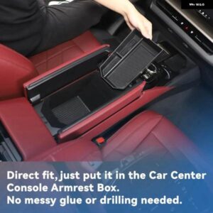 BMW センターコンソール アームレスト ボックス オーガナイザー トレイ収納ボックス 5シリーズ G60 2024 インテリア アクセサリー