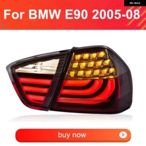 BMW 1ペア LED テールライト アセンブリ 3シリーズ E90 2005-2008 テールライト ランニングブレーキリバース テールライト