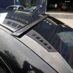 アウディ BMW 汎用 1.5 メートルフェイクカーボンラバーオートルーフスポイラートランク ウイング メルセデスベンツ フォルクスワーゲン トヨタ