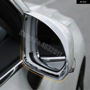ボルボ XC60 2017 2018 2019 ABS クローム バックミラー ブロック雨眉装飾カバー トリム 2個