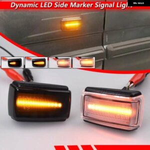 ボルボ 2個 V70 V40 S40 850 240 740 C70 940 S70 S90 960 760 ダイナミックシーケンシャル LED サイドマーカー ライト流れるウィンカーランプ
