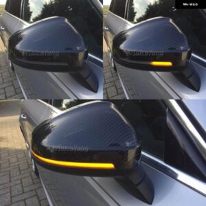 アウディ 2個 ダイナミックウィンカー LED ライトサイドミラー インジケーターシーケンシャルウインカー A4 S4 RS4 B9 2016 2017 2018-2019 A5 S5 RS5